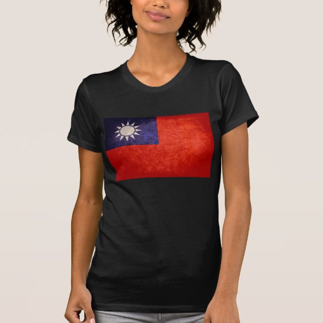Taiwan-Flagga; taiwanesiska; 台 灣 Tröja (Framsida)