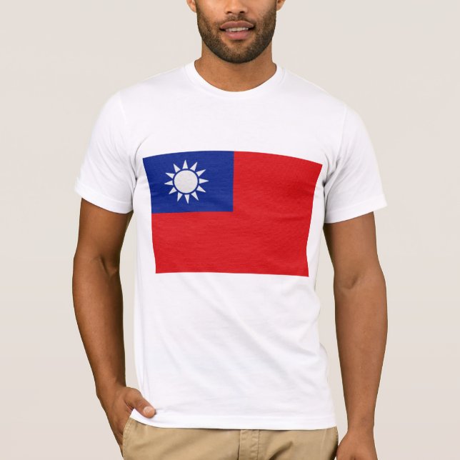 Taiwan flagga tee (Framsida)