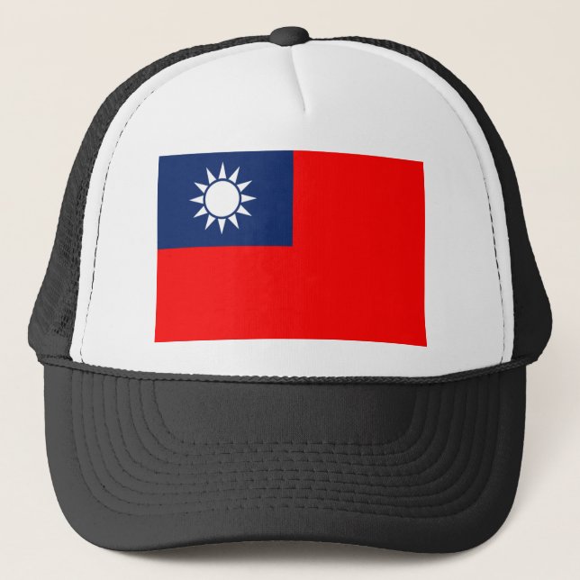 taiwan flagga truckerkeps (Framsida)