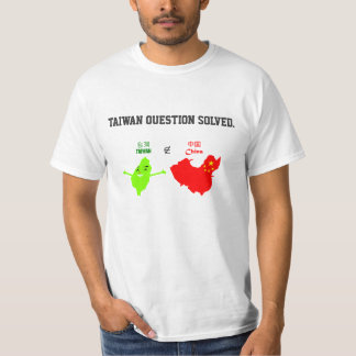 Taiwan ifrågasätter löst tee shirt