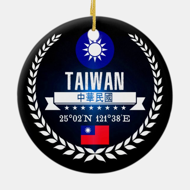 Taiwan Julgransprydnad Keramik (Baksidan)