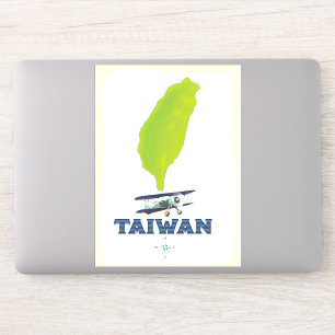 Taiwan Karta Klistermärken