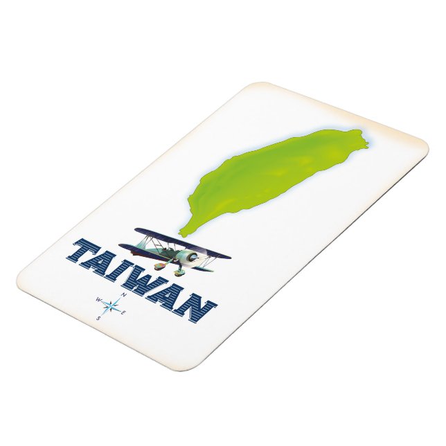 Taiwan Karta Magnet (Vänstra Sidan)