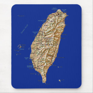 Taiwan karta Mousepad Musmatta
