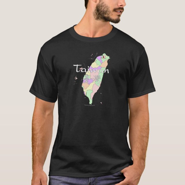 Taiwan karta tee shirt (Framsida)