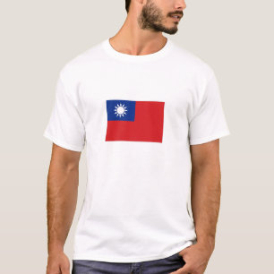Taiwan medborgareflagga tee shirt