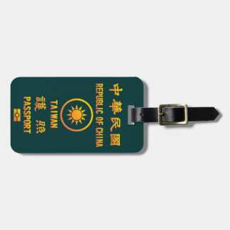 Taiwan Passport Bagagebricka