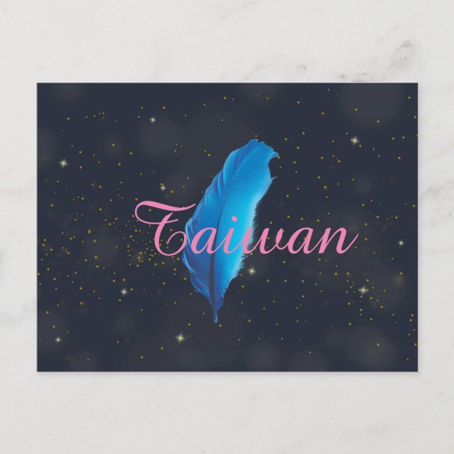 Taiwan-serien namnteckning Taiwan Postcard Vykort (Framsida)