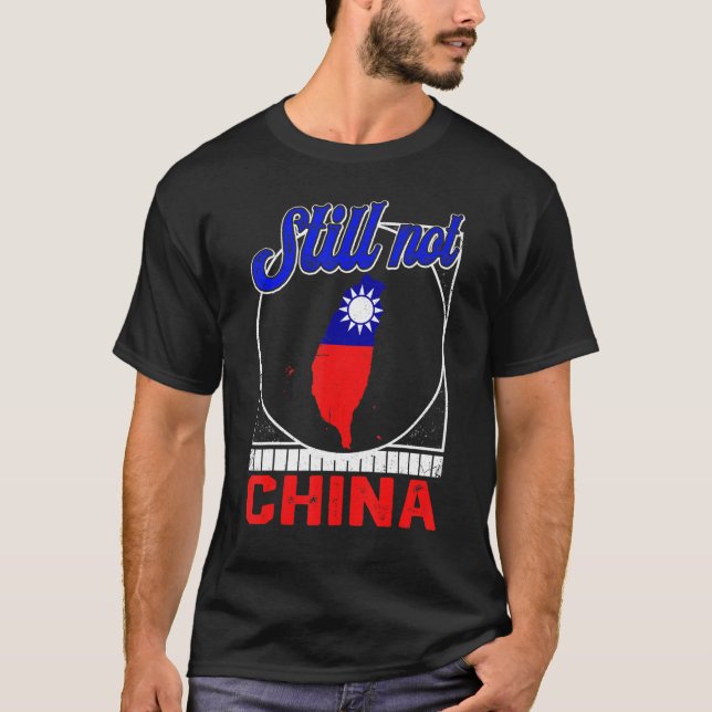Taiwan, Taiwan, Taiwan, ännu inte China, Flagga T Shirt (Framsida)