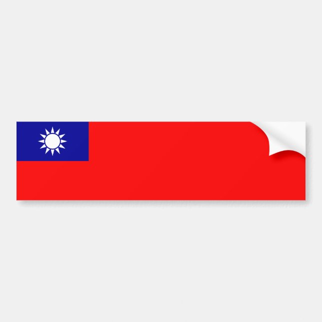 Taiwan/taiwanesisk klistermärke (Framsidan)