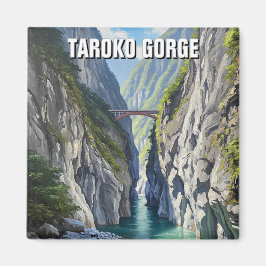 Taiwan Taroko Gorge Travel Magnet