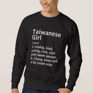 TAIWANESE GIRL TAIWAN Gift Funny Land Home Root Lång Ärmad Tröja