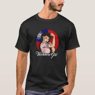 Taiwanesisk Flagga Taiwan Taiwanesisk flicka T Shirt