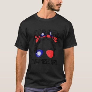 Taiwanesisk flicka Taiwan Flagga Taiwan Stolthet K T Shirt