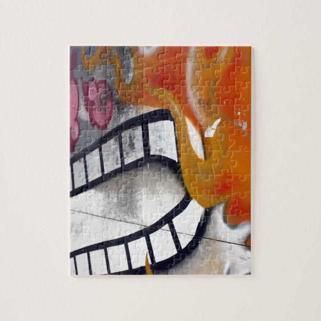 Taiwanesisk graffiti, Taipei, Taiwan Pussel (Vertikal)