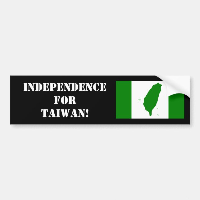 Taiwanesisk självständighetbildekal bildekal (Framsidan)