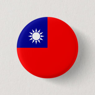 Taiwanesiska Flagga, Flagga Taiwan Knapp