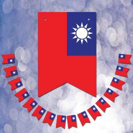 Taiwanesiska Flagga & Party Taiwan-banderoller/Brö