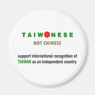 Taiwanesiska, inte kinesiska magnet