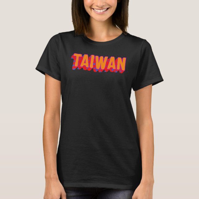 Taiwanesiska Land T Shirt (Framsida)