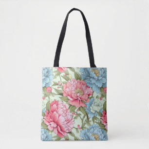 Taiwanesiska Peonies Tygkasse