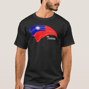 Taiwanesiskt stöd för Flagga i Taiwan I Kärlek T Shirt