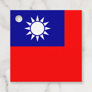 Taiwanflaggan Republiken Kinas flagga, Táiwān Guóq Gåvor Etiketter