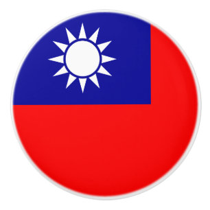 Taiwans flag: Republiken Kina, Kinesiska Taipei Knopp
