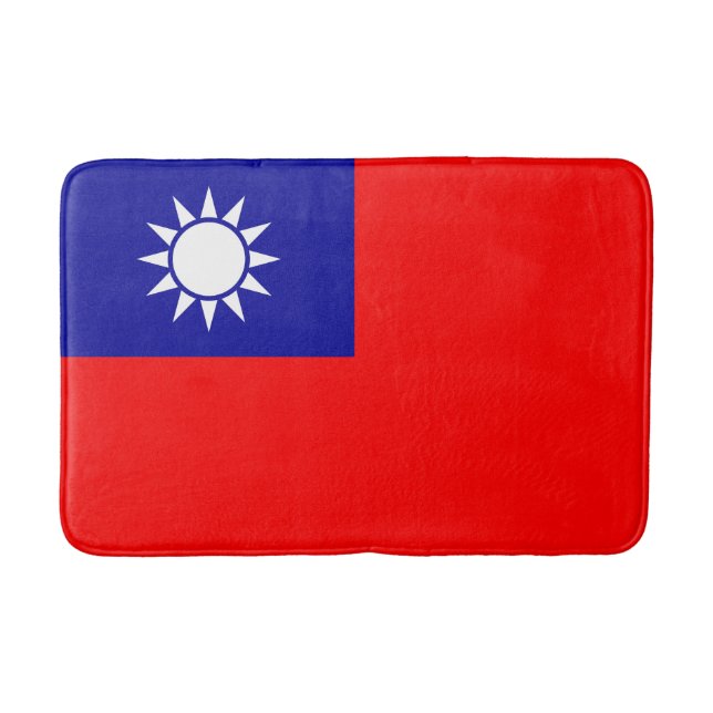 Taiwans flagga badrumsmatta (Framsidan)