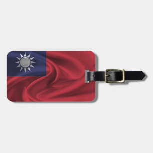 Taiwans flagga bagagebricka