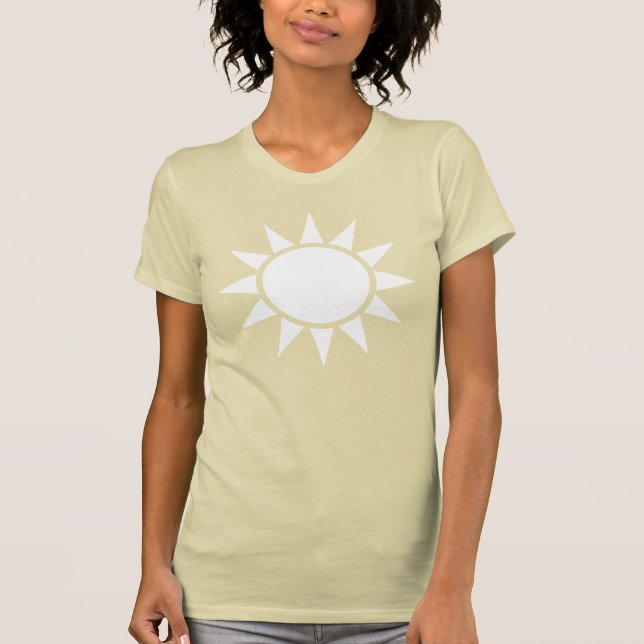 Taiwans Flagga "Classic" T Shirt (Framsida)