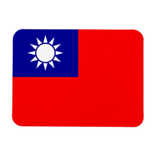 Taiwans flagga magnet