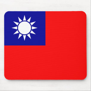 Taiwans flagga musmatta