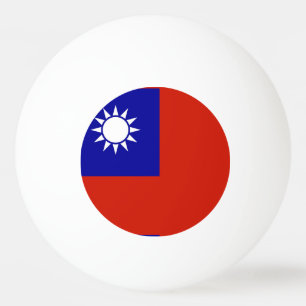 Taiwans flagga pingisboll