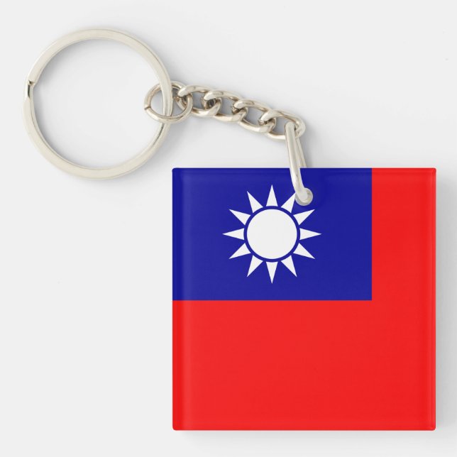 Taiwans flagga: Republiken Kina, Kinesiska Taipei (Framsidan)