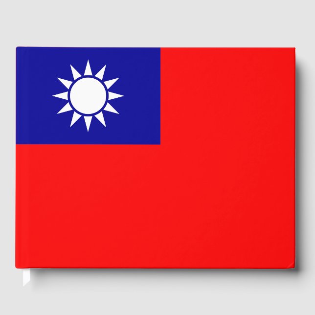 Taiwans flagga: Republiken Kina, Kinesiska Taipei Gästböcker (Framsida)