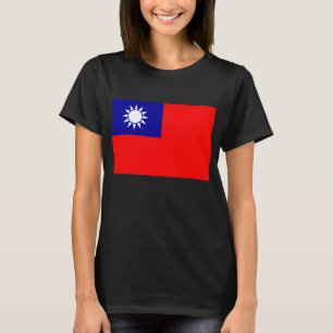 Taiwans flagga: Republiken Kina, Kinesiska Taipei T Shirt