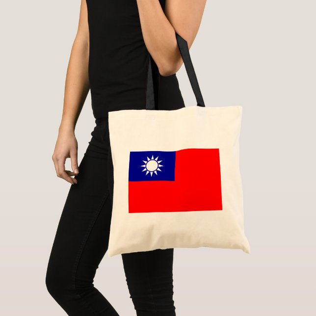 Taiwans flagga: Republiken Kina, Kinesiska Taipei Tygkasse (Framsida (produkt))