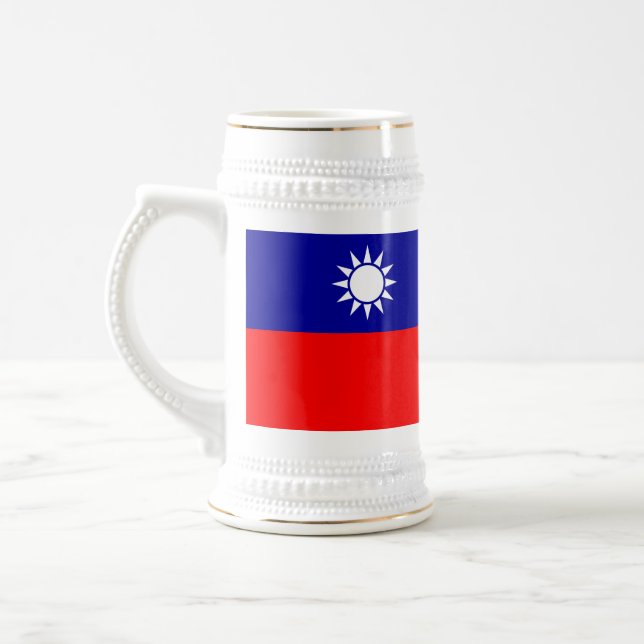 Taiwans flagga sejdel (Vänster)