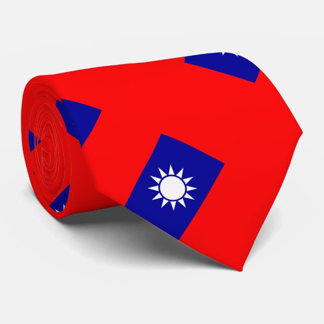 Taiwans flagga slips (Rullad)