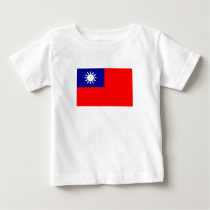 Taiwans flagga t shirt