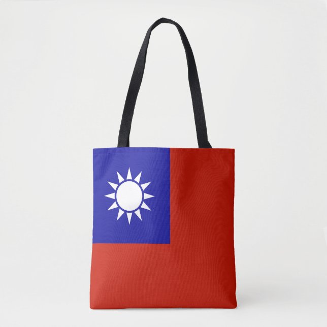 Taiwans flagga tygkasse (Framsida)