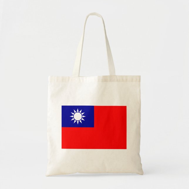 Taiwans flagga tygkasse (Framsidan)