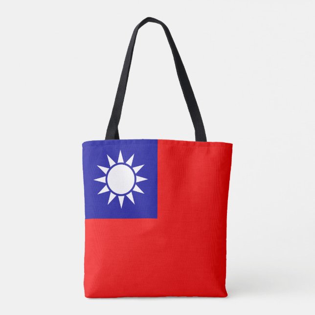 Taiwans flagga tygkasse (Baksida)