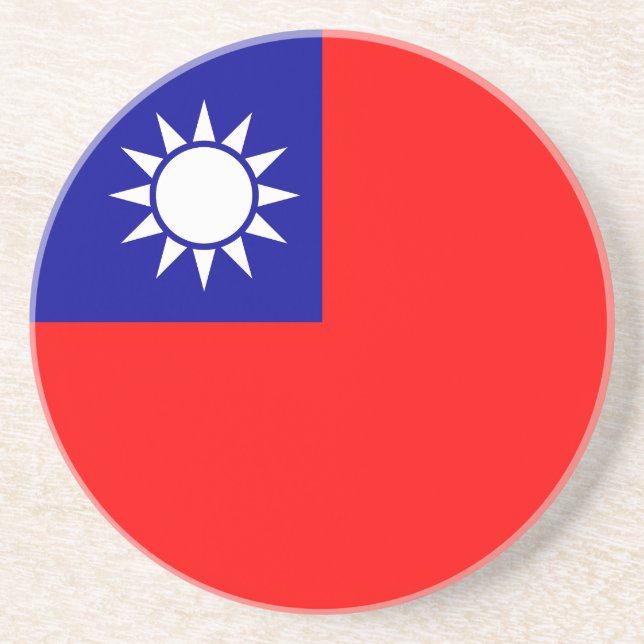 Taiwans flagga underlägg (Framsidan)