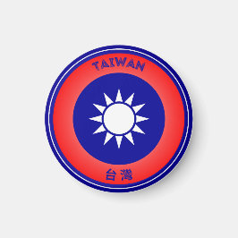 Taiwans kulturarvsemblem magnet