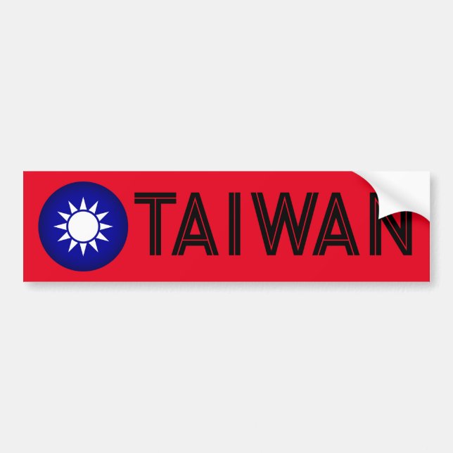 Taiwans nationella emblem bildekal (Framsidan)