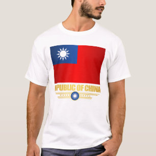 Taiwans (Republiken China) Flagga T Shirt