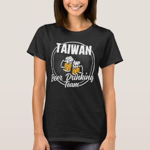 Taiwans Squad Ale Spain Beer Drinking Team T Shirt