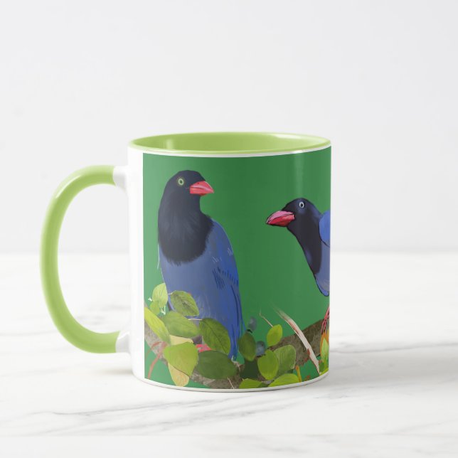 Taiwansk blåskata mugg (Vänster)